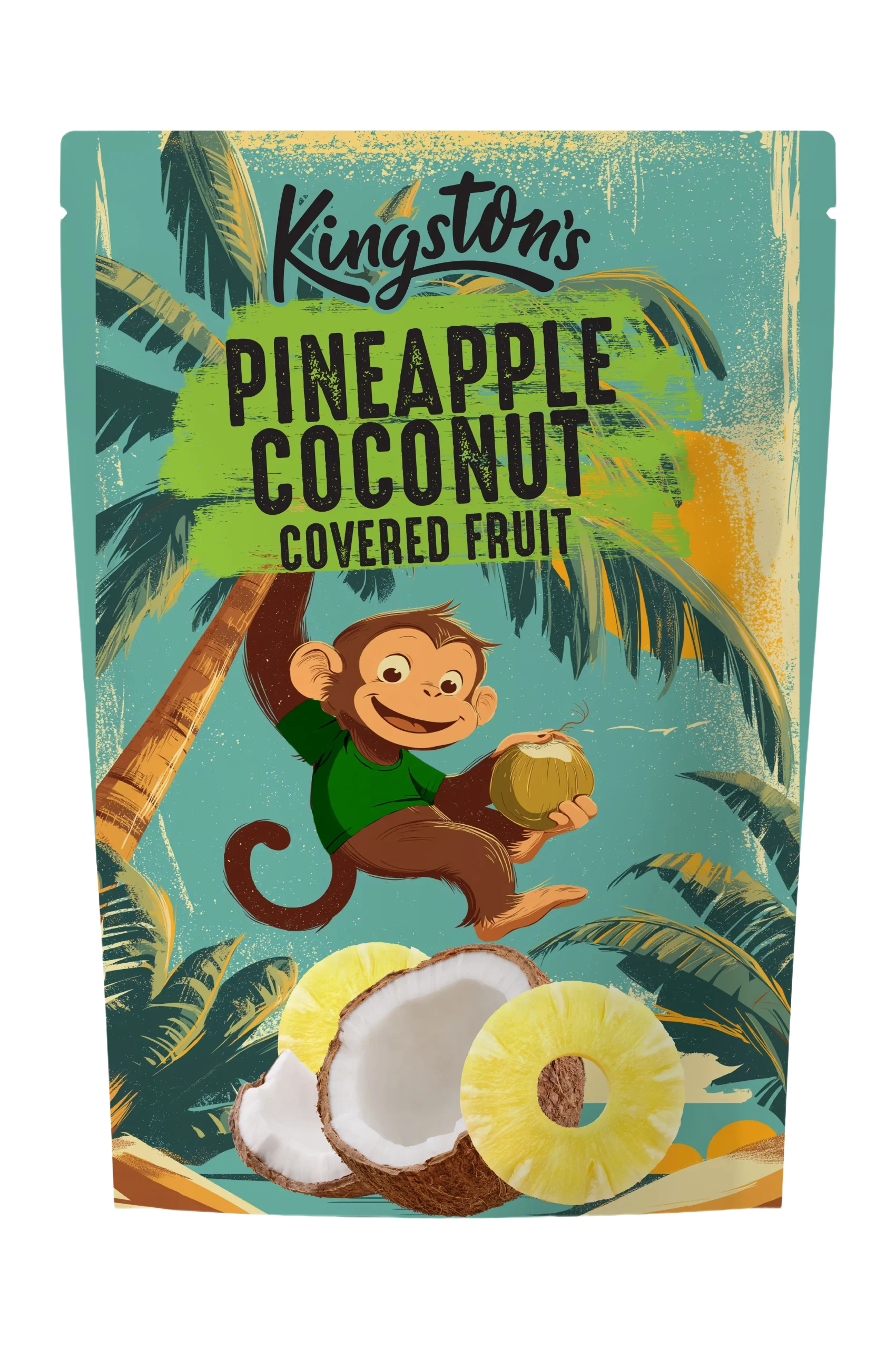 Pineapple Coconut Covered Fruit