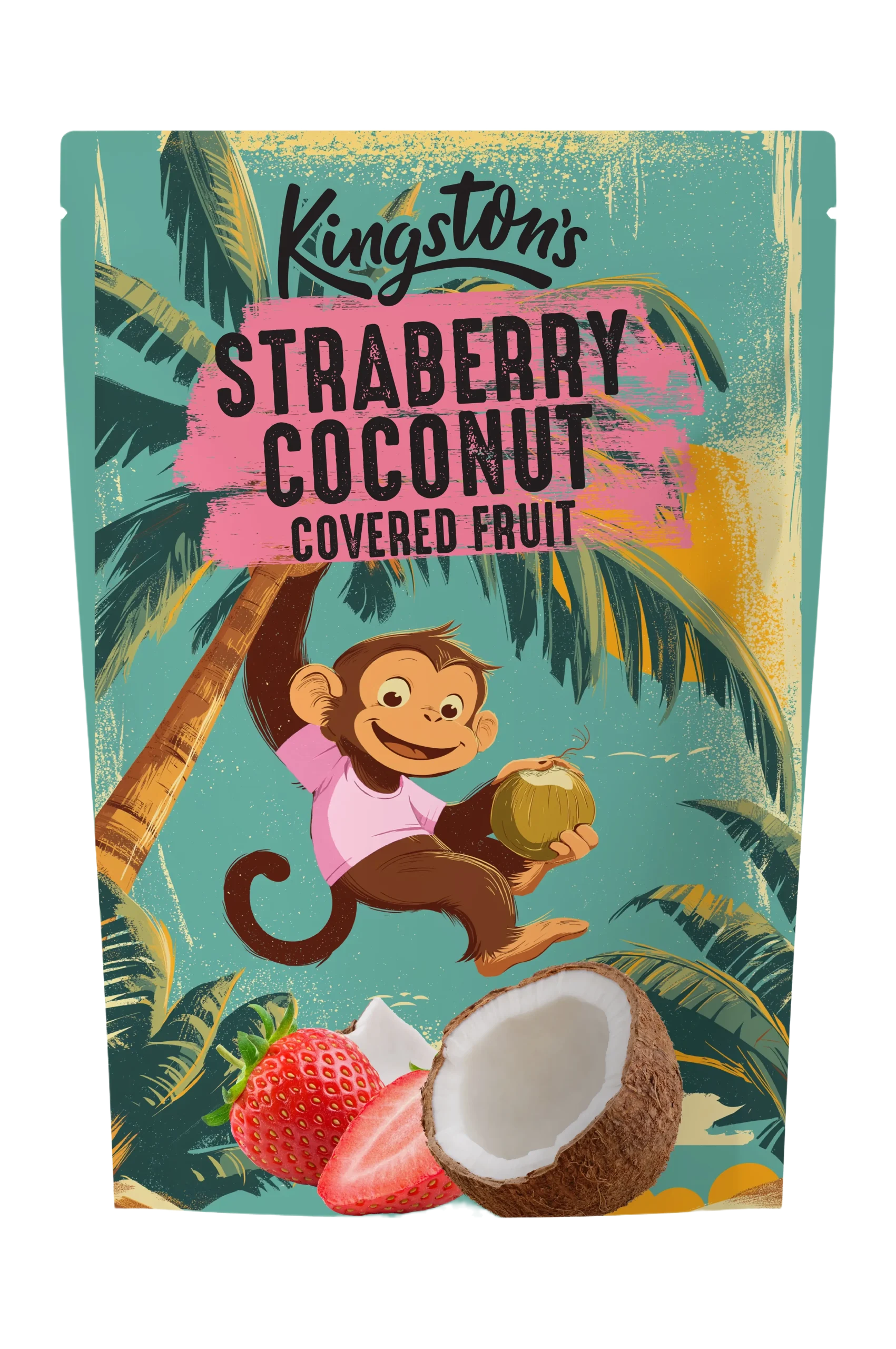 Straberry Coconut Covered Fruit